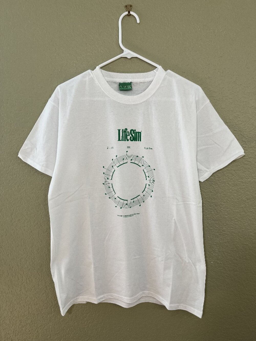 PC Music A.G. Cook "Life Sim" T-shirt Medium